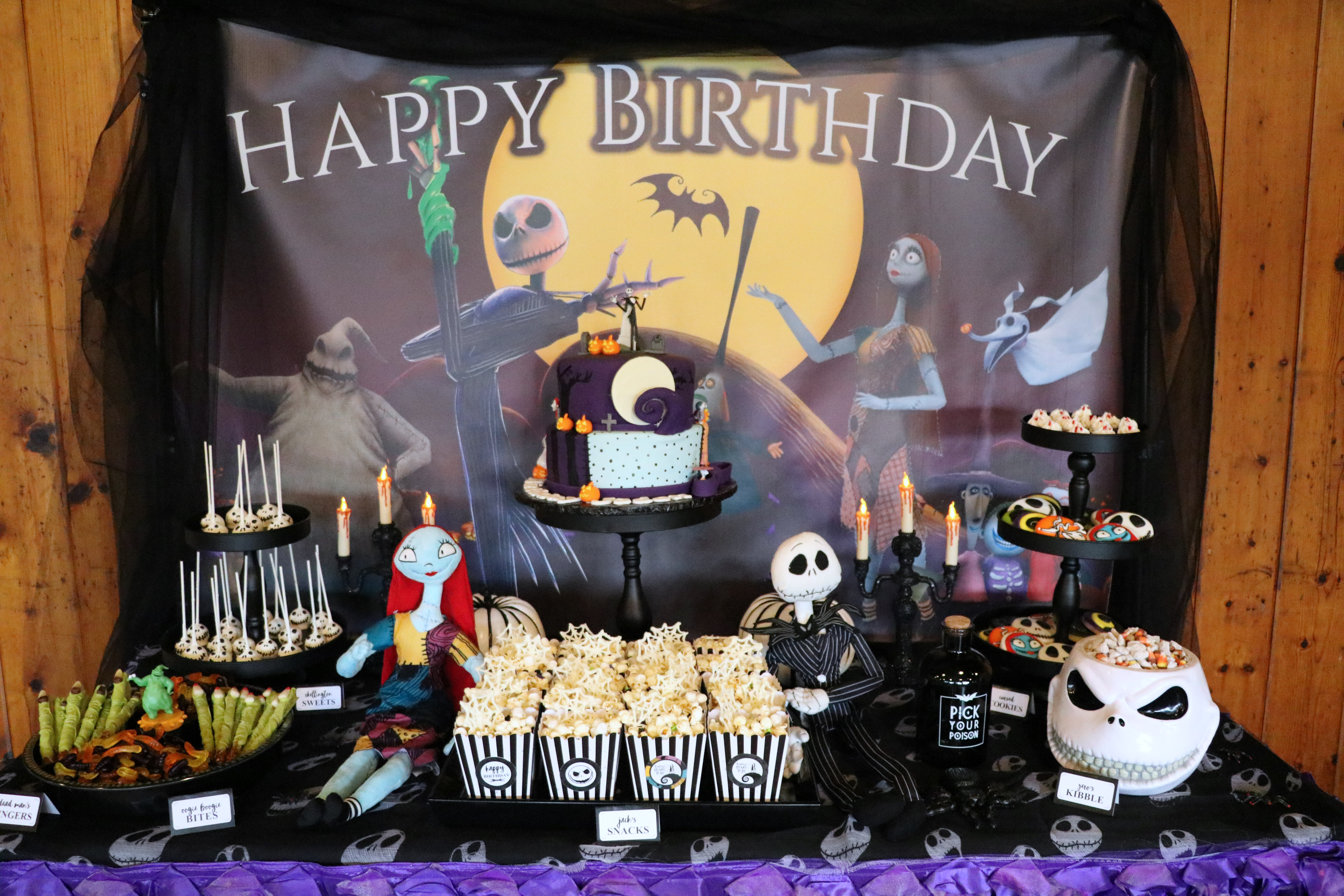 nightmare before christmas happy birthday