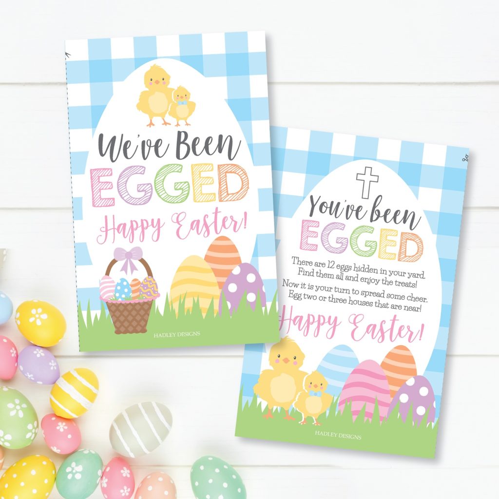 YOU VE BEEN EGGED FREE PRINTABLES