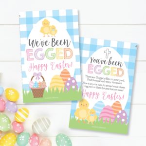 YOU'VE BEEN EGGED! FREE PRINTABLES