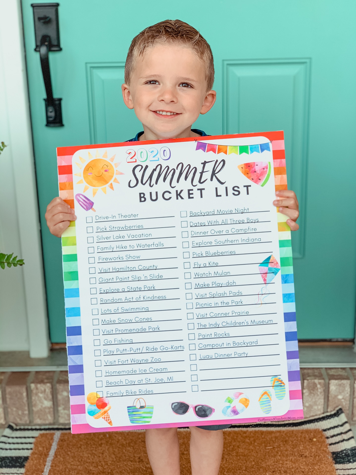 Summer Bucket List 2020 Free Printable