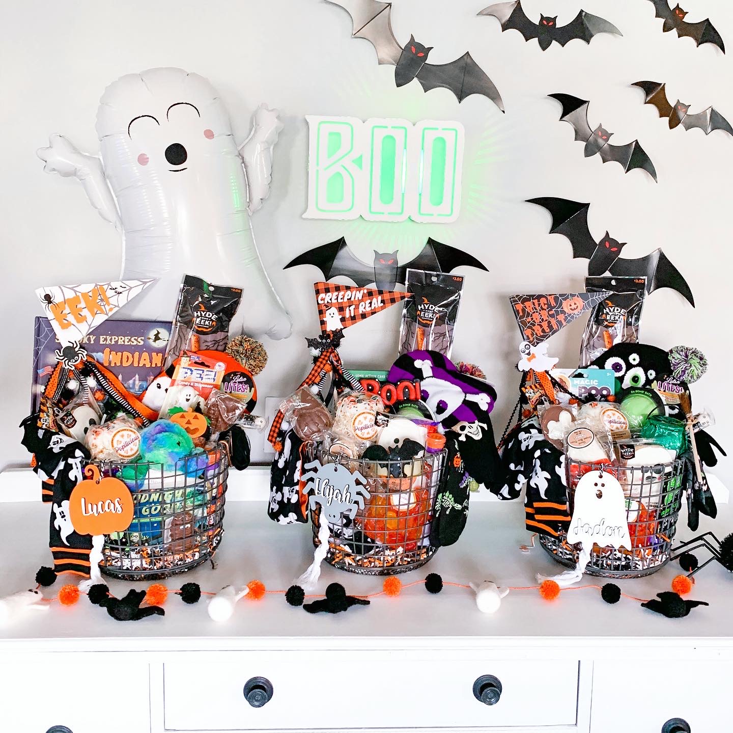 BOO Basket Halloween Tradition FREE Flag Printables