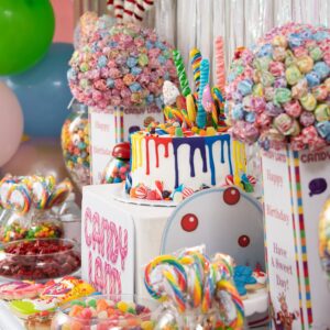 Candy Land Birthday Party with Candy Bar