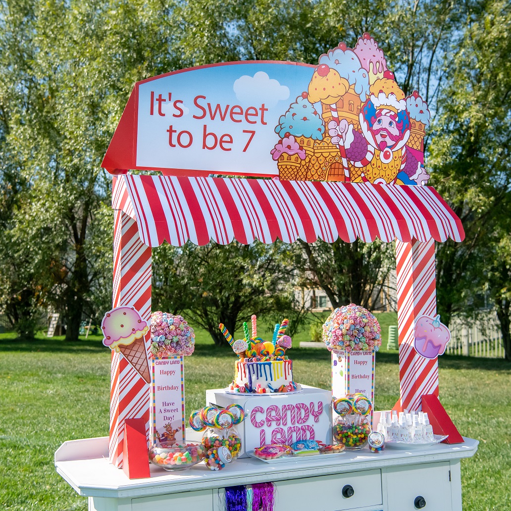 Candy Land Birthday Party with Candy Bar