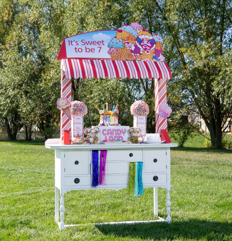 Candy Land Birthday Party with Candy Bar