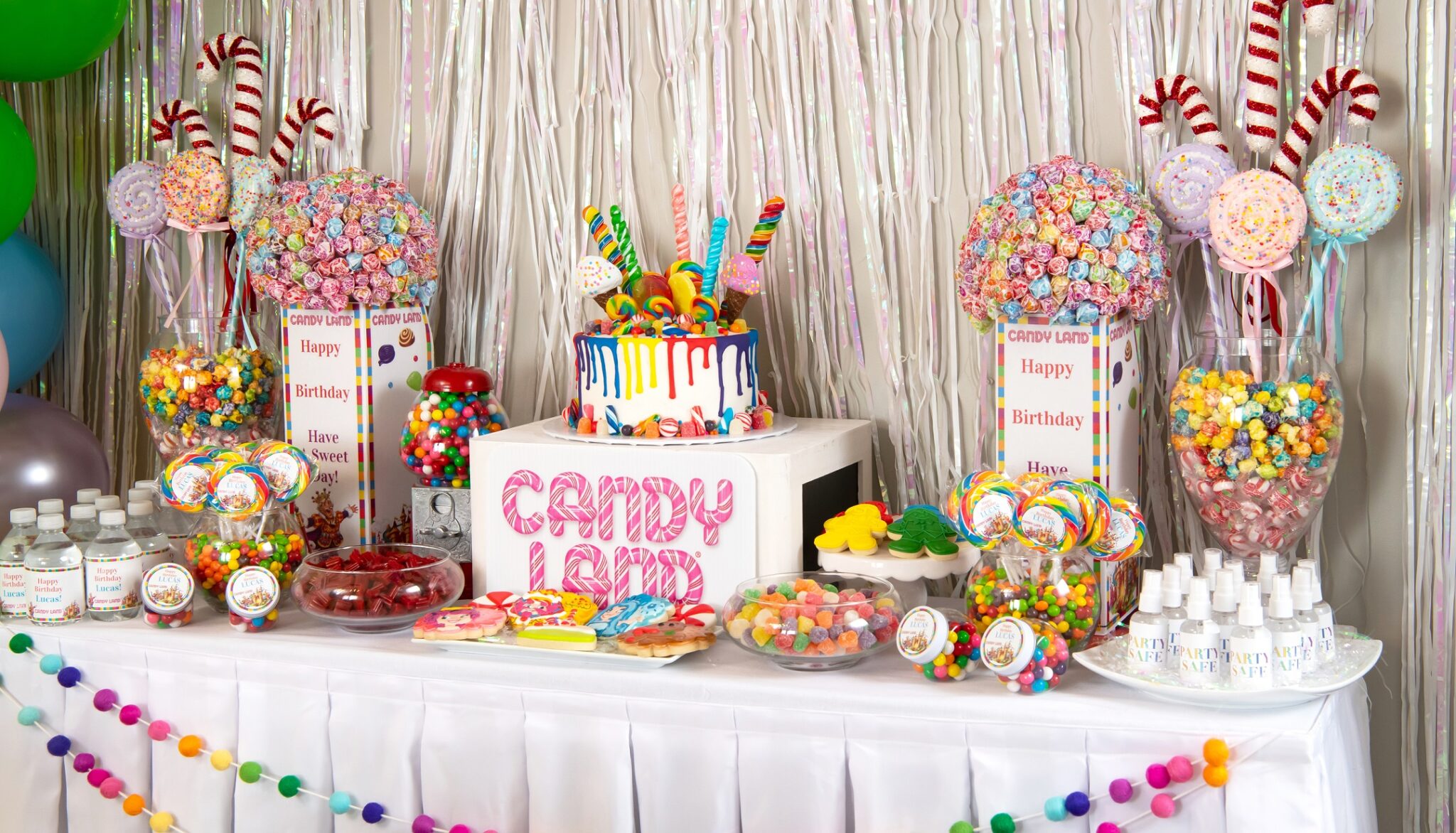 Candy Land Birthday Party with Candy Bar