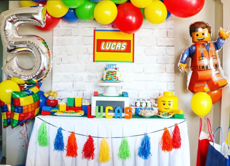 Lego Sleepover Birthday Party