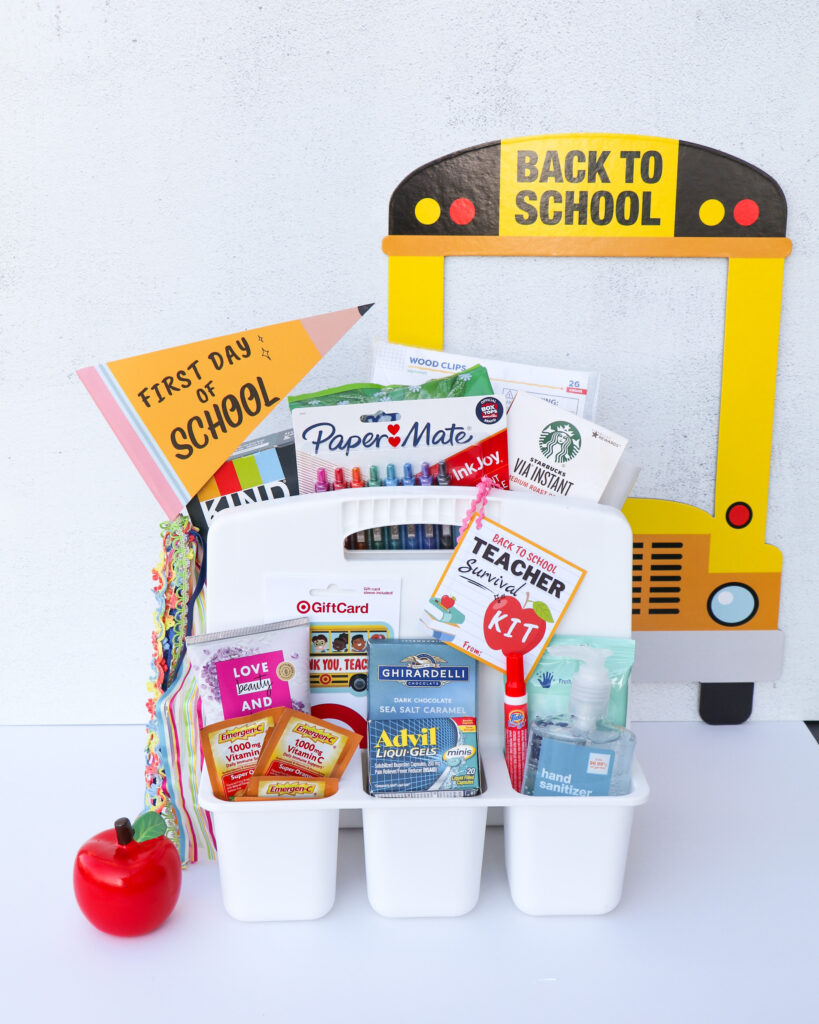 Back To School Teacher Survival Kit with Free Printables